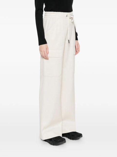 Moncler Grenoble drawstring cargo-pocket trousers - Neutrals