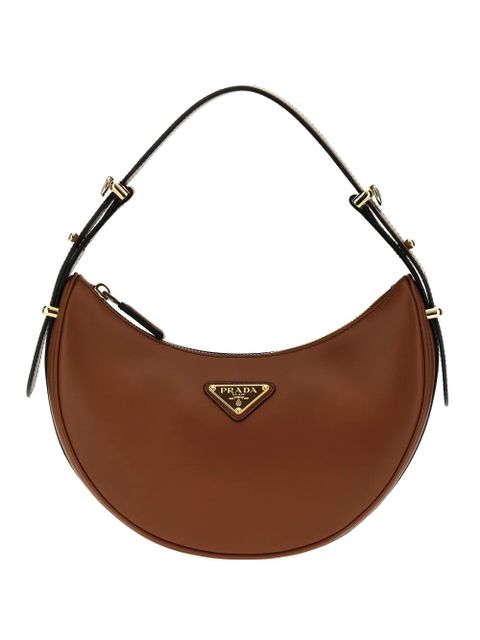 Prada Arquè adjustable leather shoulder bag - Brown - zdjęcie produktu nr 1