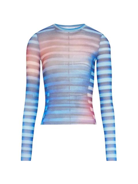 Jean Paul Gaultier striped top - Blue - zdjęcie produktu nr 1