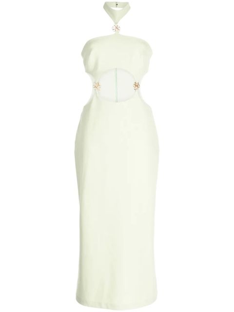 Cult Gaia Olivia halterneck cut-out dress - Green - zdjęcie produktu nr 1