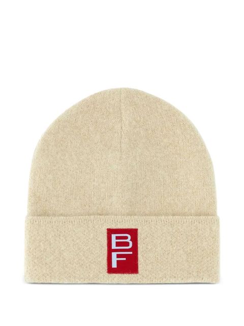 BY FAR logo detail beanie - Neutrals - zdjęcie produktu nr 1