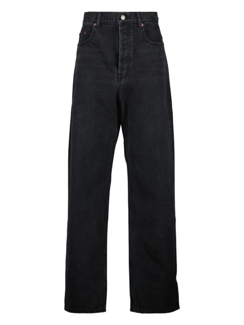 Saint Laurent cotton straight jeans - Black - zdjęcie produktu nr 1