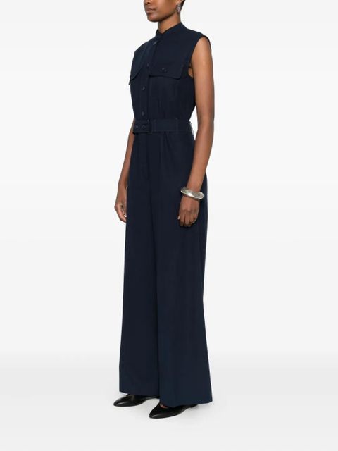 Weekend Max Mara pocket-belted jumpsuit - Blue