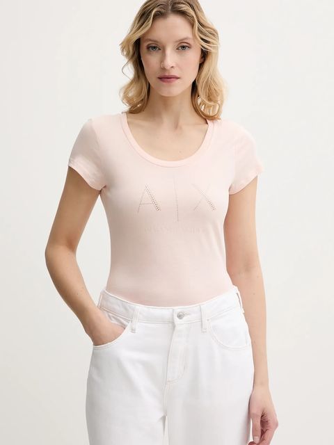 Armani Exchange t-shirt bawełniany - zdjęcie produktu nr 2