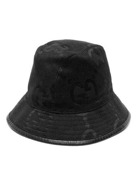 Gucci Jumbo GG canvas bucket hat - Black