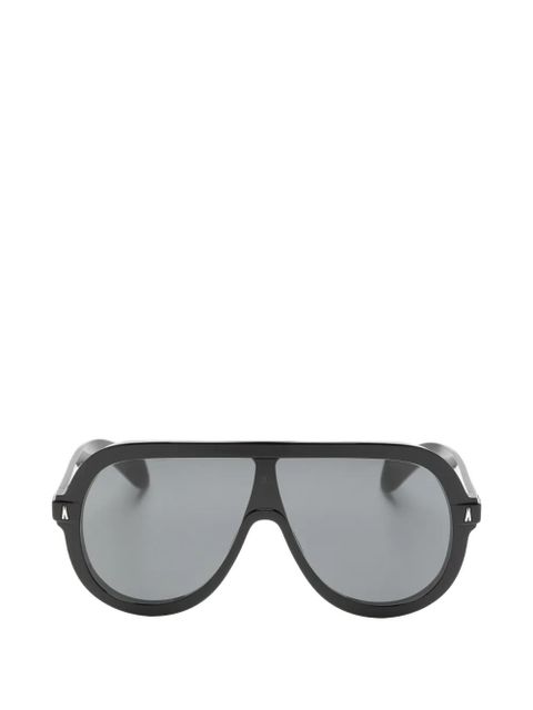 Moncler Eyewear oversized-frame sunglasses - Black - zdjęcie produktu nr 1