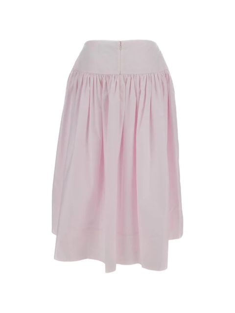 Simone Rocha gathered midi skirt - Pink