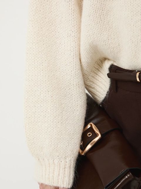 Medicine sweter damski kolor beżowy ciepły