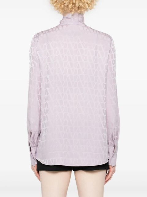 Valentino Garavani Toile-Iconographe-jacquard shirt - Purple