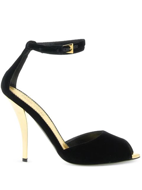 Paris Texas 105mm Jessica ankle-strap sandals - Black - zdjęcie produktu nr 1