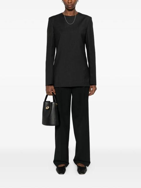 TOTEME long-sleeve blouse - Grey