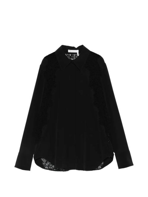 Chloé lace-panelled shirt - Black - zdjęcie produktu nr 1