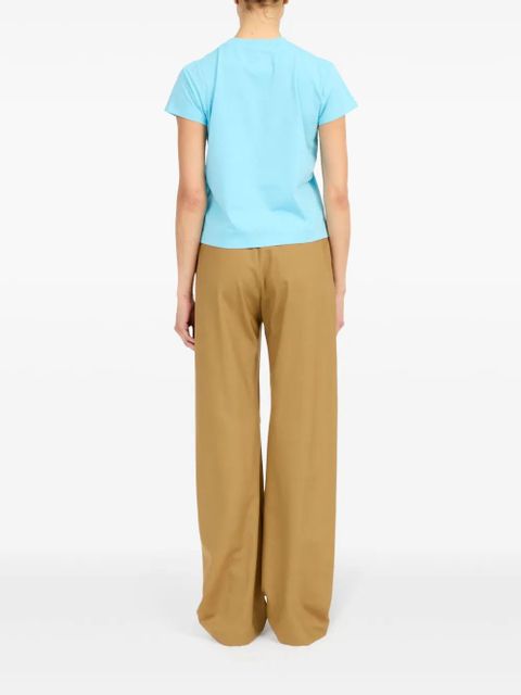 MM6 Maison Margiela crew neck T-shirt - Blue - zdjęcie produktu nr 2