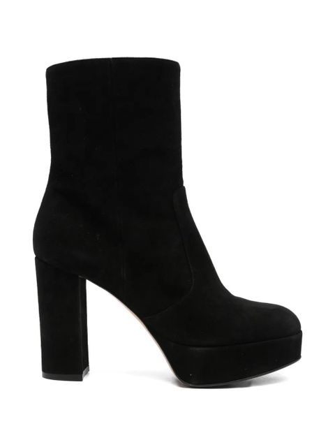 Gianvito Rossi platform leather boots - Black - zdjęcie produktu nr 1