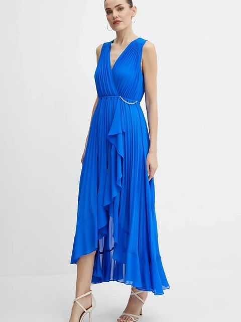 Morgan sukienka ROSYTA kolor fioletowy maxi rozkloszowana ROSYTA - zdjęcie produktu nr 2