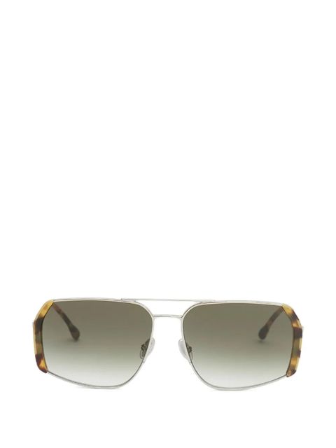 ISABEL MARANT Willo-GD geometric-frame sunglasses - Silver - zdjęcie produktu nr 1