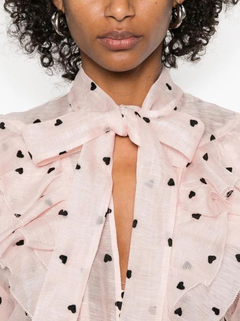 ZIMMERMANN Crush blouse - Pink