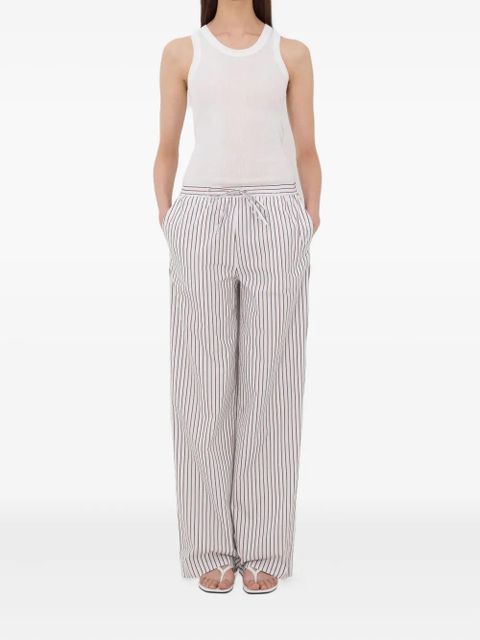 LouLou de Saison Striped Elasticated CISCO Trousers - White - zdjęcie produktu nr 2