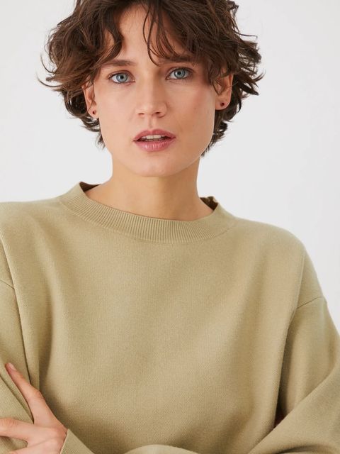 Medicine sweter damski kolor zielony lekki