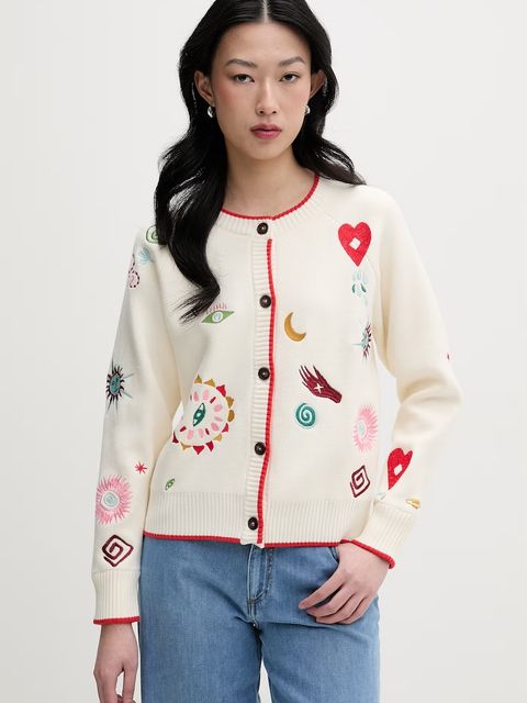 Never Fully Dressed kardigan damski z wiskozą - zdjęcie produktu nr 1