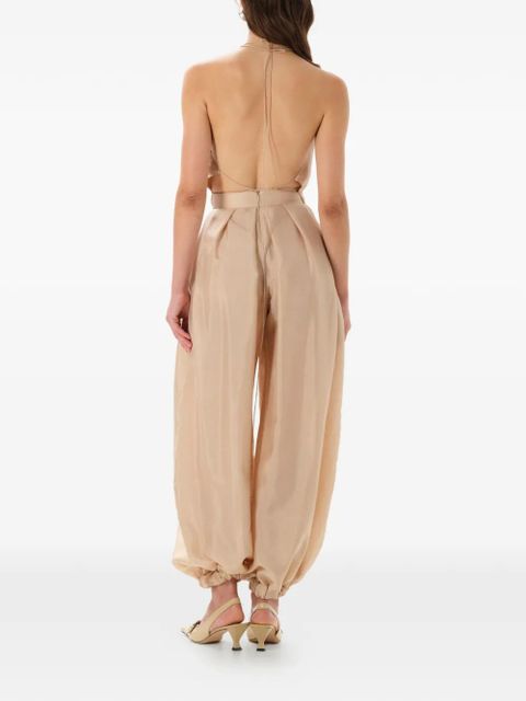 MANURÍ Bazar gathered trousers - Neutrals