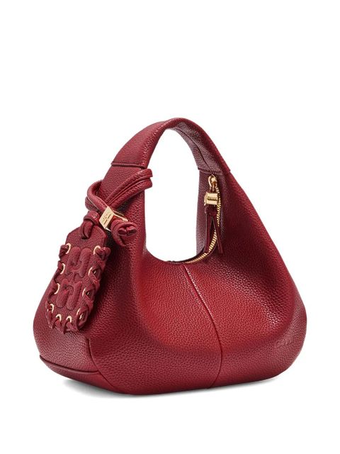 GANNI Braided Detail Satchel - Red - zdjęcie produktu nr 2