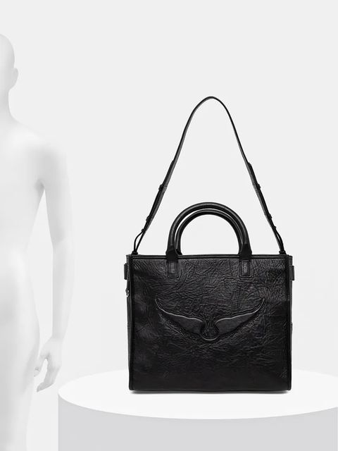 ZADIG&VOLTAIRE torebka skórzana kolor czarny LWBA02577