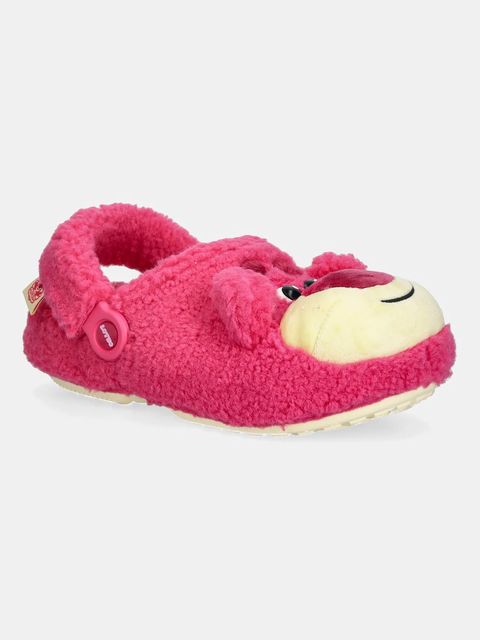 Crocs klapki Classic Lined Pixar Lotso Clog kolor różowy 211758