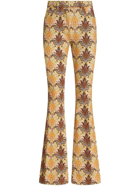 ETRO graphic-print flared jeans - Multicolour - zdjęcie produktu nr 1