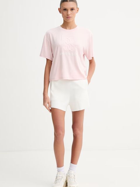 Guess T-shirt damski z wiskozy GABI - zdjęcie produktu nr 1