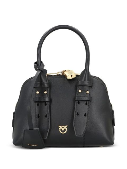 PINKO logo-detailing leather shoulder bag - Black - zdjęcie produktu nr 1