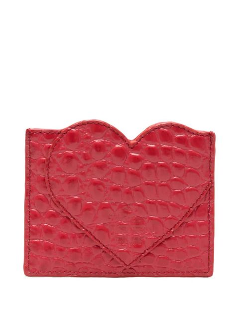 Vivienne Westwood heart-shaped card holder - Red
