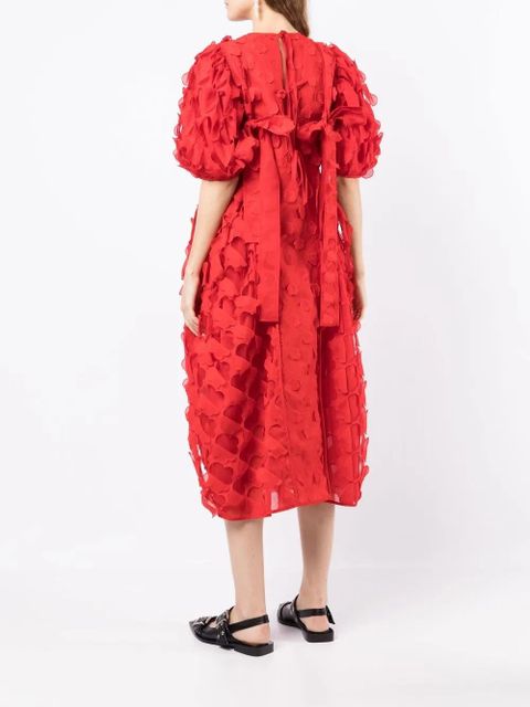 Cecilie Bahnsen Finnegan textured midi dress