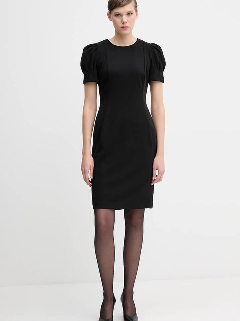 Dkny sukienka kolor czarny mini dopasowana DD5I197A - zdjęcie produktu nr 1