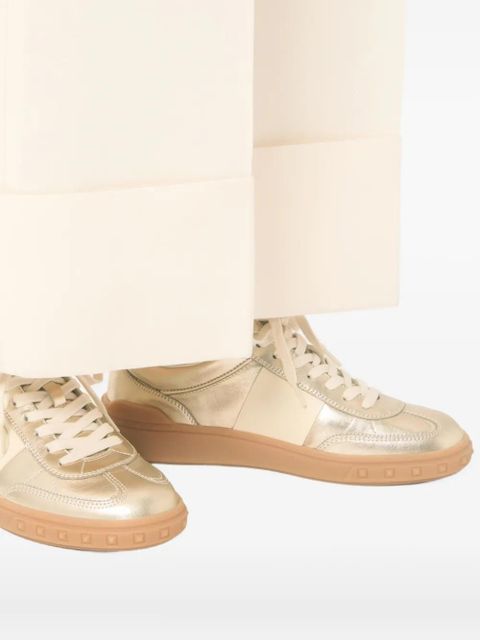 Valentino Garavani Upvillage leather sneakers - Gold