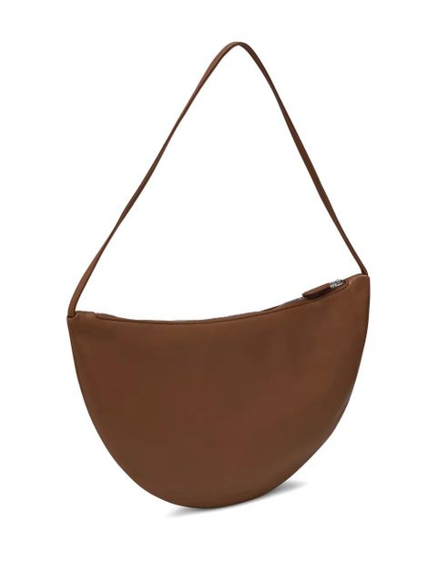 The Row small Izzy zip shoulder bag - Brown