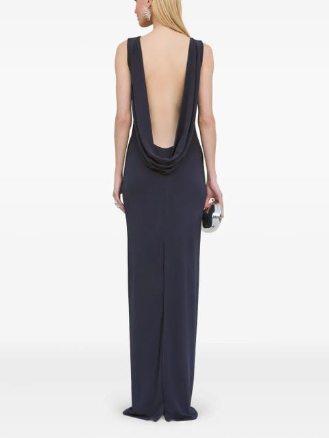 Cult Gaia cowl-back sleeveless gown - Blue - zdjęcie produktu nr 2