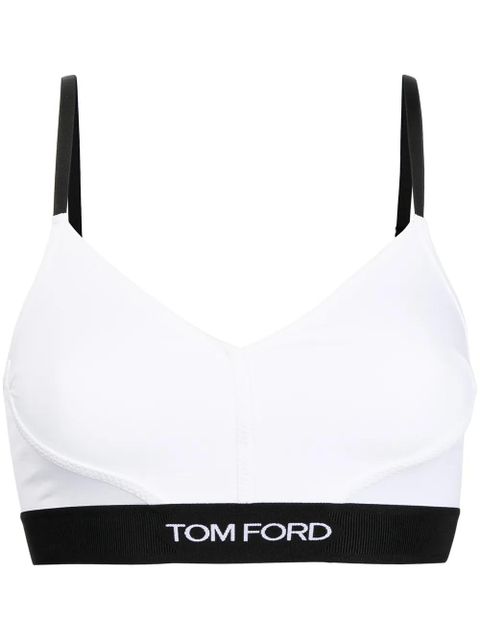 TOM FORD logo underband bralette - White - zdjęcie produktu nr 1