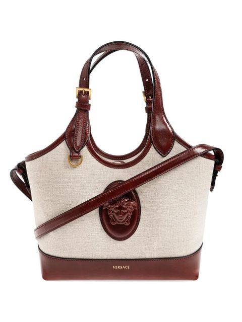 Versace small Rivière canvas tote bag - Neutrals - zdjęcie produktu nr 1