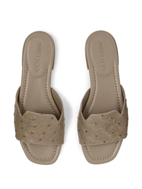 Jimmy Choo Dina slides - Neutrals