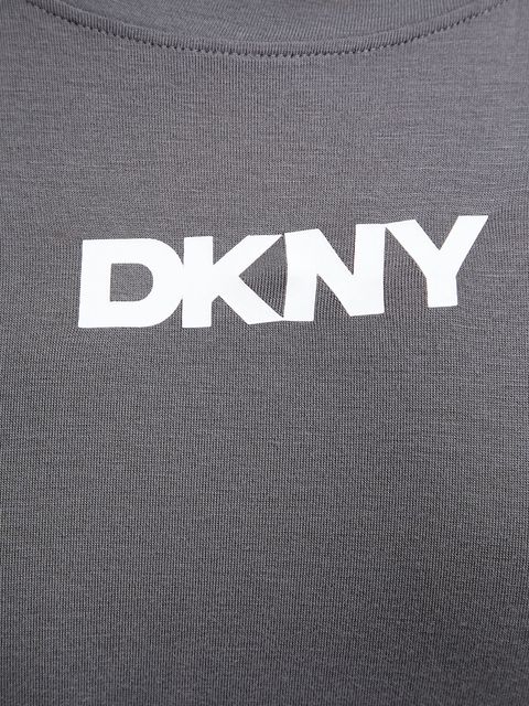 Dkny koszula nocna damska kolor szary YI30092