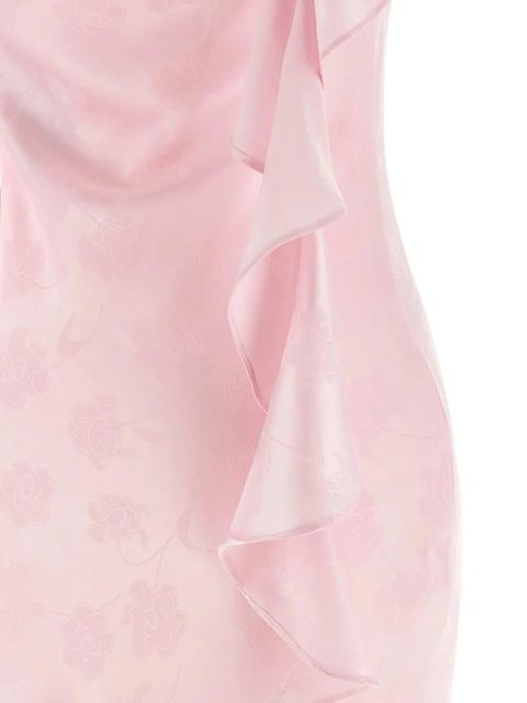 ROTATE BIRGER CHRISTENSEN ruffled floral dress - Pink