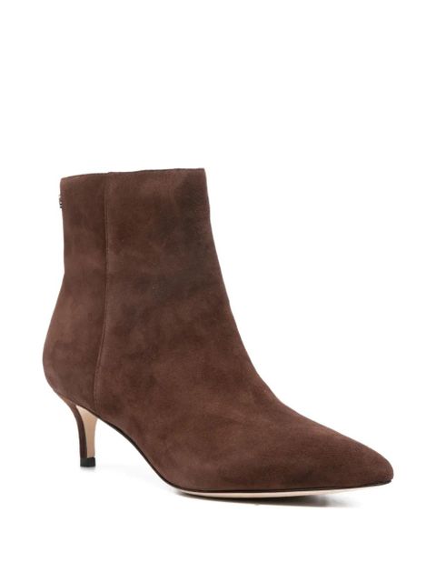 Lauren Ralph Lauren 45mm pointed-toe suede boots - Brown