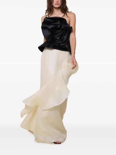 Johanna Ortiz silk skirt - Neutrals - zdjęcie produktu nr 2