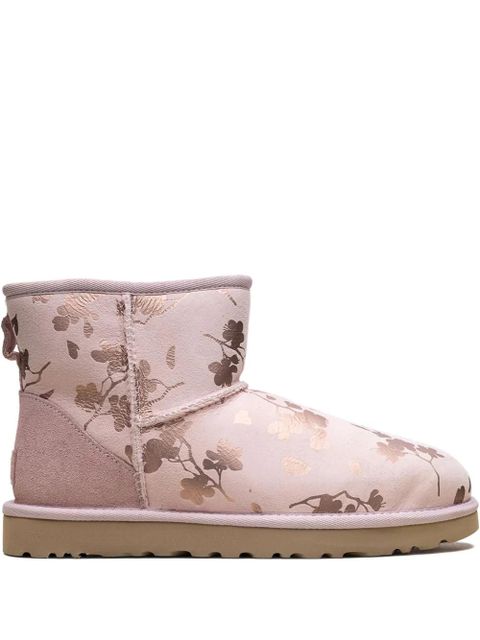 UGG floral foil mini boots - Pink - zdjęcie produktu nr 1