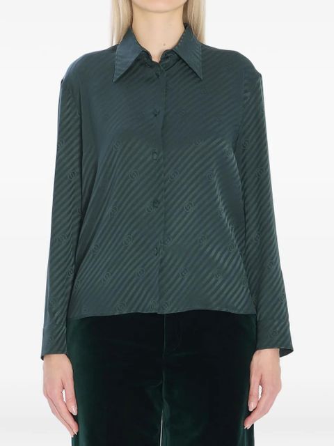 Gucci interlocking jacquard shirt - Green - zdjęcie produktu nr 1