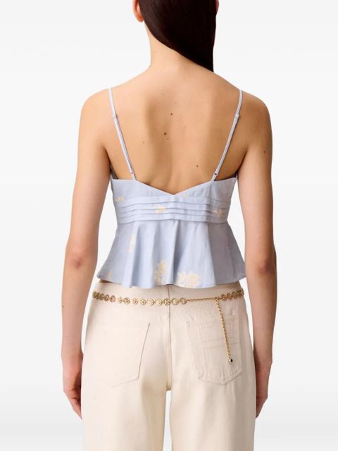 Claudie Pierlot floral-print blouse - Blue