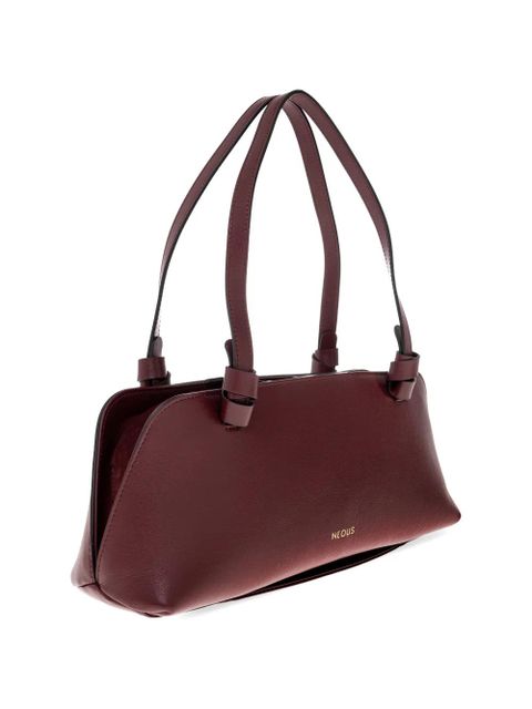 NEOUS Scorpius knot leather shoulder bag - Brown