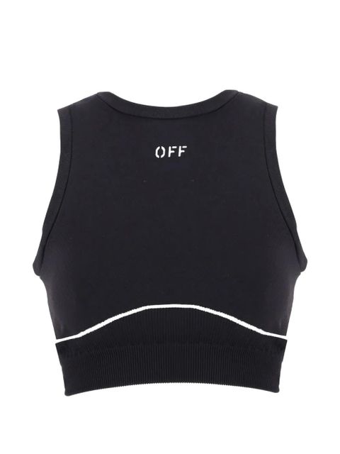 Off-White Off Stamp Seamless logo sports bra - Black - zdjęcie produktu nr 1