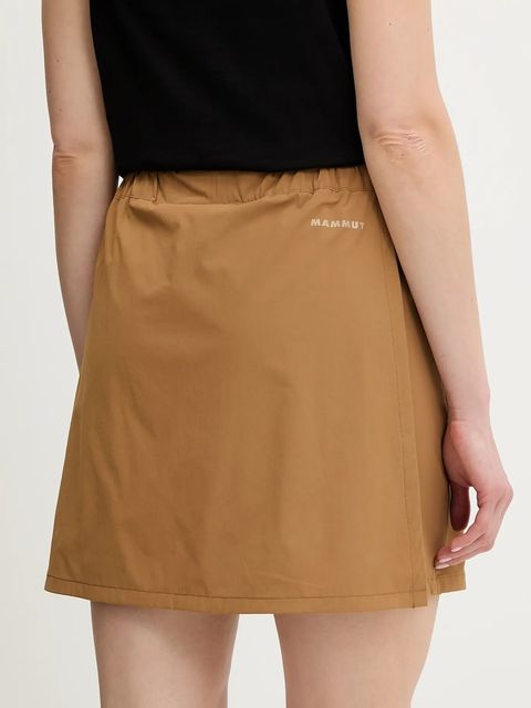 Mammut spódnica sportowa Trekkers kolor zielony mini rozkloszowana 1023-01100